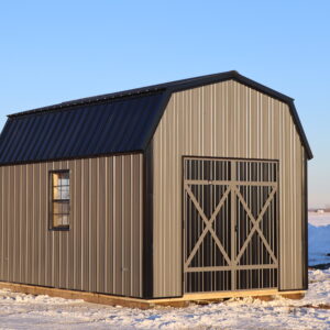 Gambrel Metal Barn
