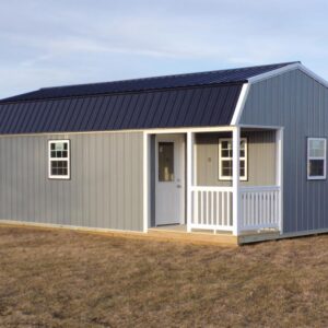 Metal building.