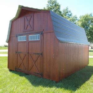 wooden highbarn