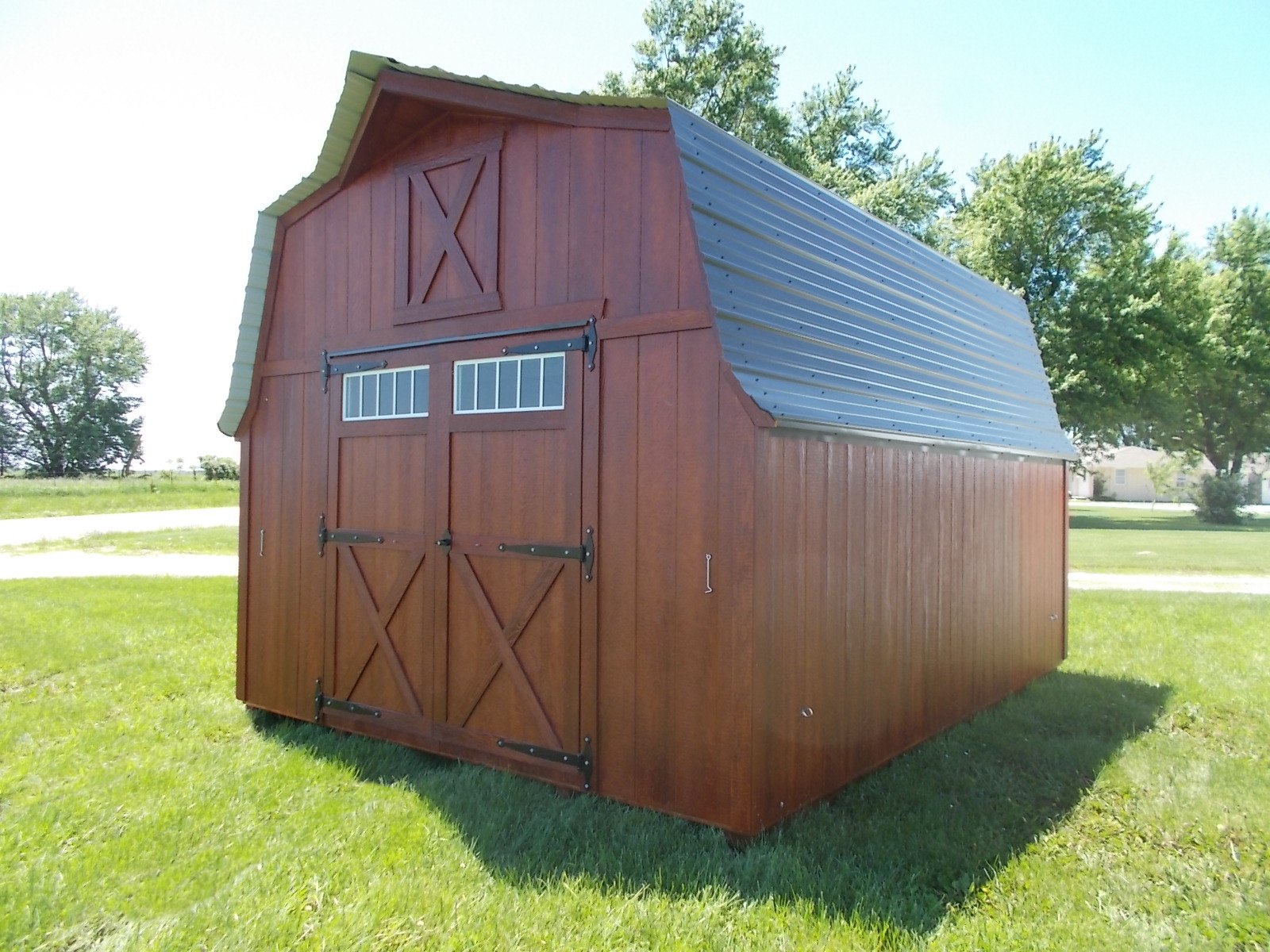 wooden highbarn