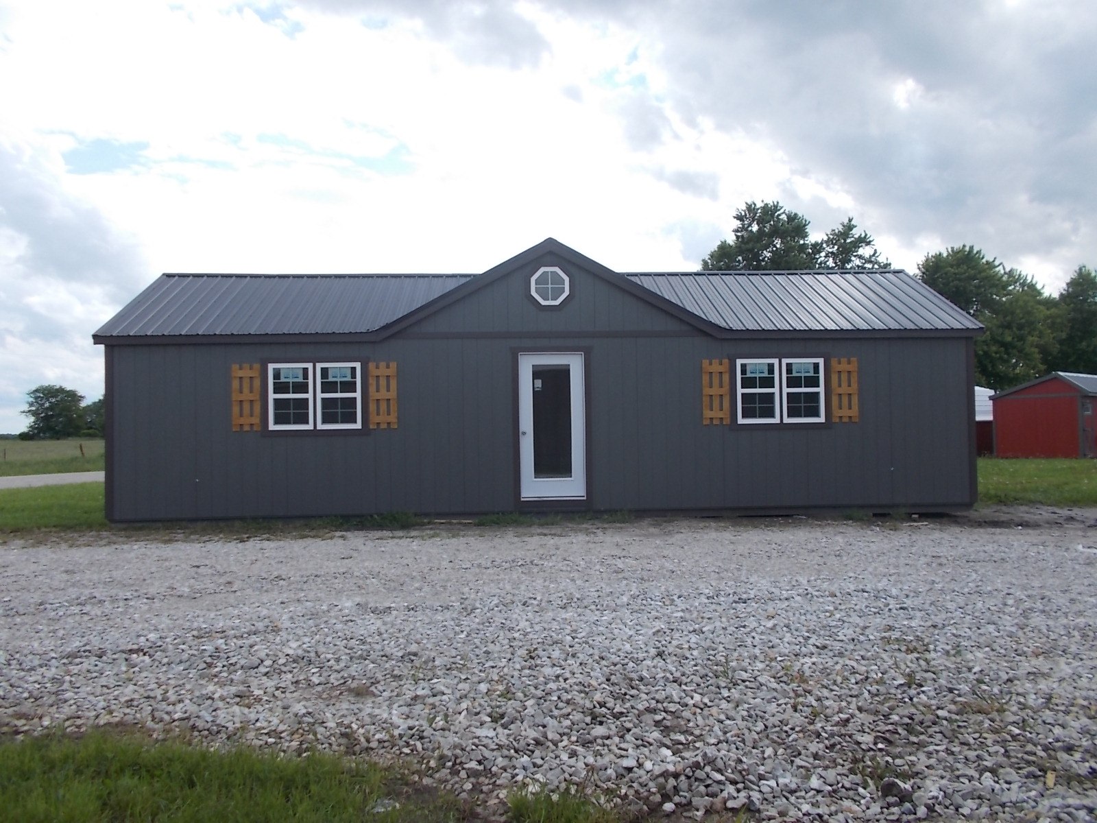 dormer style wooden cabins